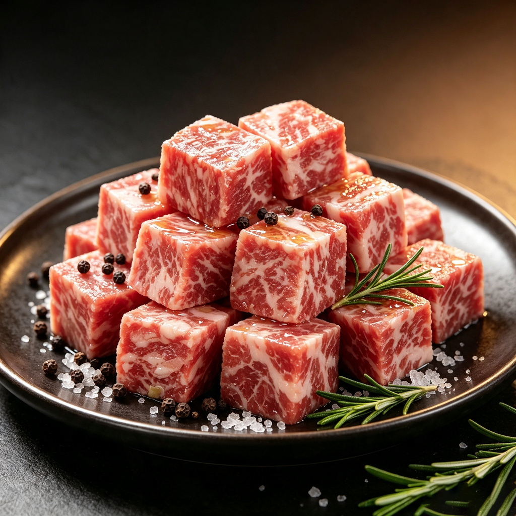 Marbled Beef Cubes