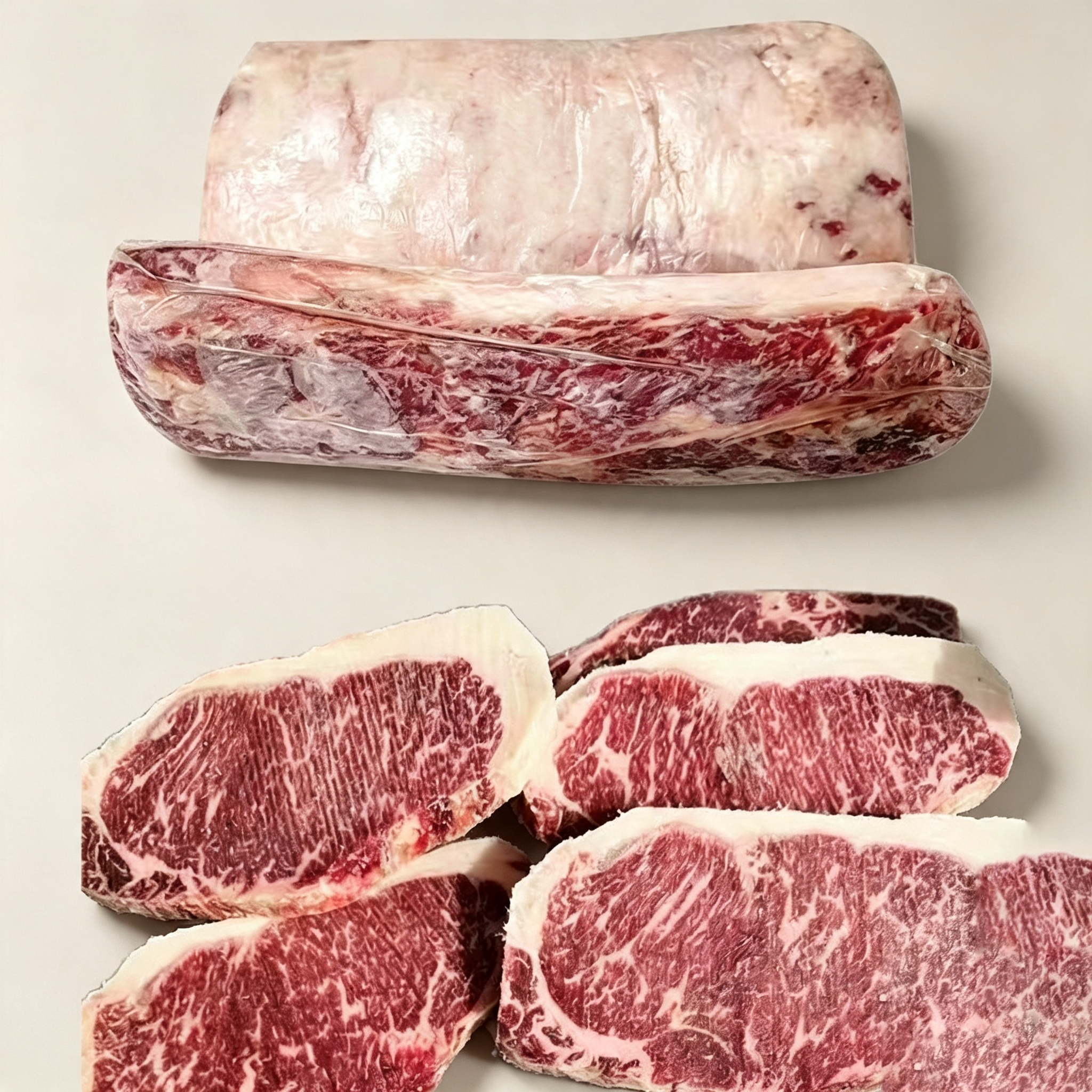 Frozen Raw Sirloin Steak